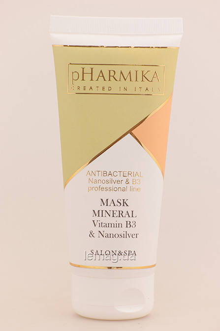 PHarmika Mineral mask Минеральная поросуживающая маска с витамином В3 и наносеребром, 200 мл
PHarmika Mineral mask Минеральная поросуживающая маска с витамином В3 и наносеребром, 200 мл