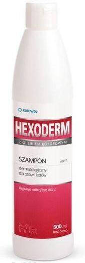 Гексодерм (Hexoderm) Дерматологический шампунь с хлоргексидином 3% и кокосовим маслом для собак и кошек 200 мл
Гексодерм (Hexoderm) Дерматологический шампунь с хлоргексидином 3% и кокосовим маслом для собак и кошек 200 мл