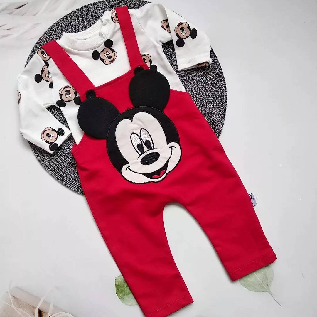 Комплект Микки с комбинезоном для новорождённых девочку или мальчика. Весна/осень. 74
Комплект Микки с комбинезоном для новорождённых девочку или мальчика. Весна/осень. 74