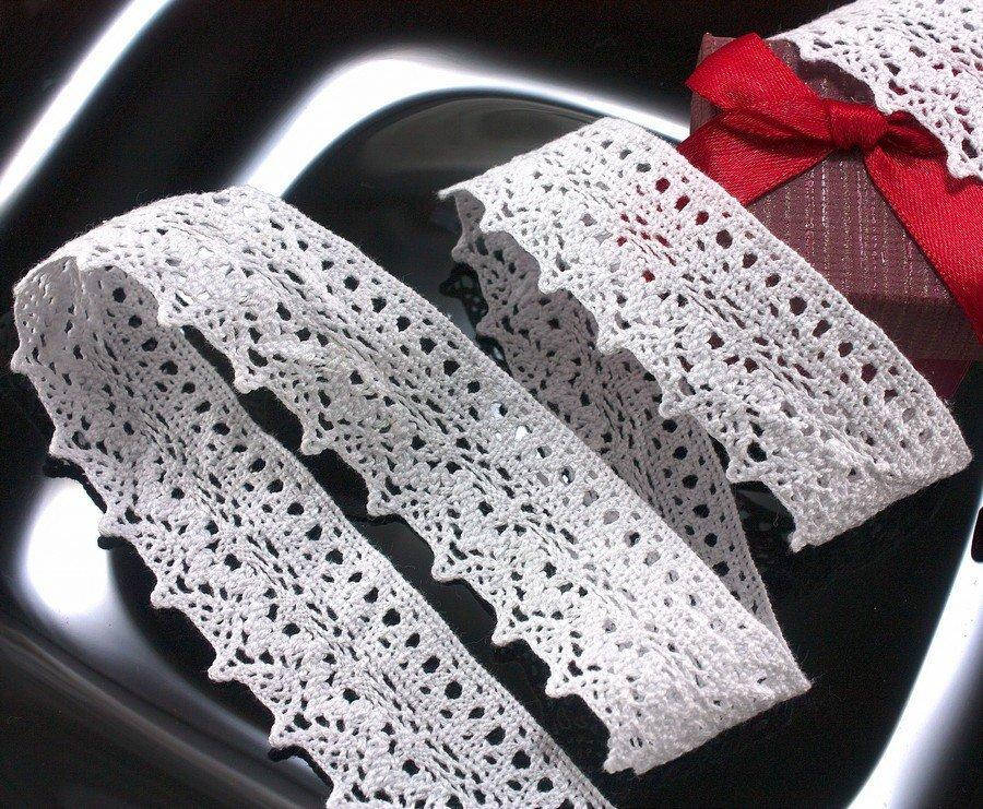 (1 метр) кружево натуральное льняное (хлопковое) 3,4 см Цвет - Белый (лен-2080)
(1 метр) кружево натуральное льняное (хлопковое) 3,4 см Цвет - Белый (лен-2080)