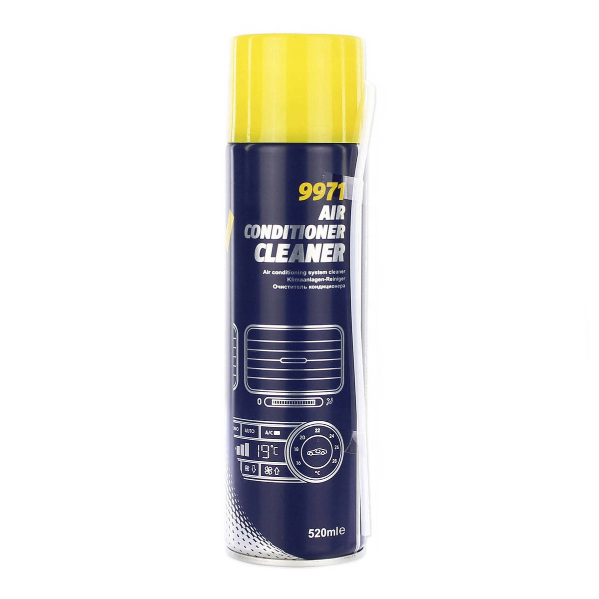 Очиститель кондиционера автомобиля Mannol 9971 AIR CONDITIONER CLEANER 520мл пенный с трубочкой
Очиститель кондиционера автомобиля Mannol 9971 AIR CONDITIONER CLEANER 520мл пенный с трубочкой