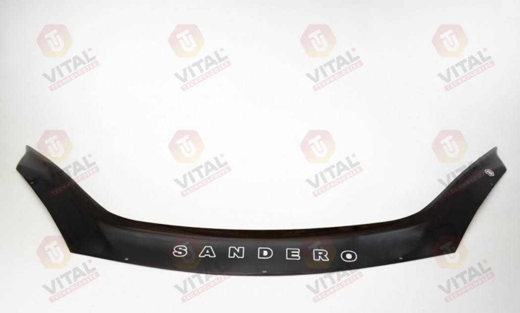 Дефлектор капота VT52 (мухобойка) Renault Sandero 1 2008-2013 +Stepway, Vip Tuning, RL09
Дефлектор капота VT52 (мухобойка) Renault Sandero 1 2008-2013 +Stepway, Vip Tuning, RL09
