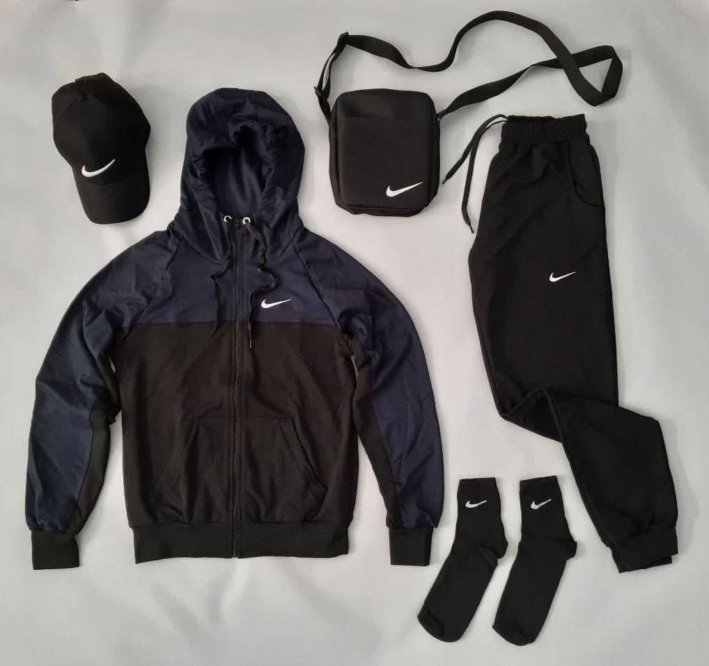 Мужской спортивный костюм nike весенний синий с черным / костюм найк + барсетка, кепка, носки M, Серый
Мужской спортивный костюм nike весенний синий с черным / костюм найк + барсетка, кепка, носки M, Серый