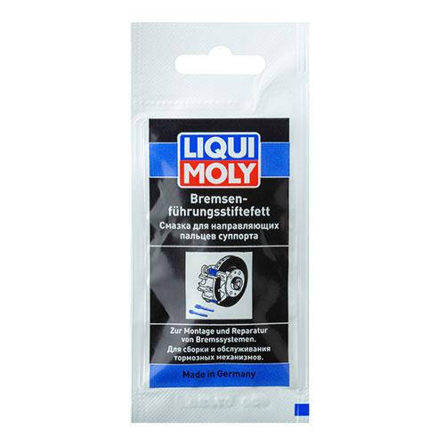 Смазка для направляющих пальцев суппорта Liqui Moly Bremsenführungsstiftefett 5 мл (39022)
Смазка для направляющих пальцев суппорта Liqui Moly Bremsenführungsstiftefett 5 мл (39022)