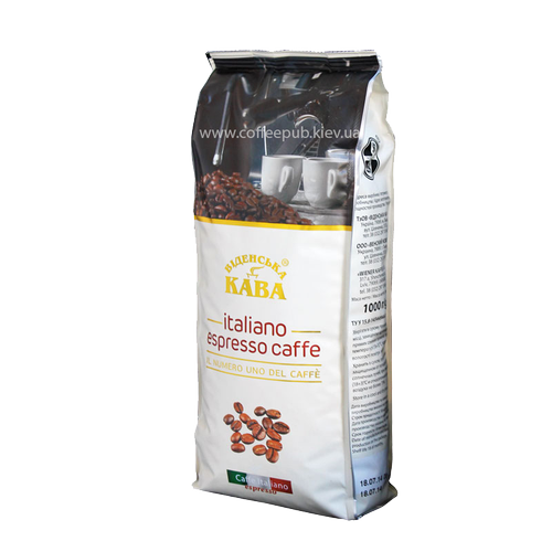 Кофе в зернах Віденська кава Italiano Espresso Caffe, 1кг, арабика 100% с кислинкой, итальянской обжарки
Кофе в зернах Віденська кава Italiano Espresso Caffe, 1кг, арабика 100% с кислинкой, итальянской обжарки