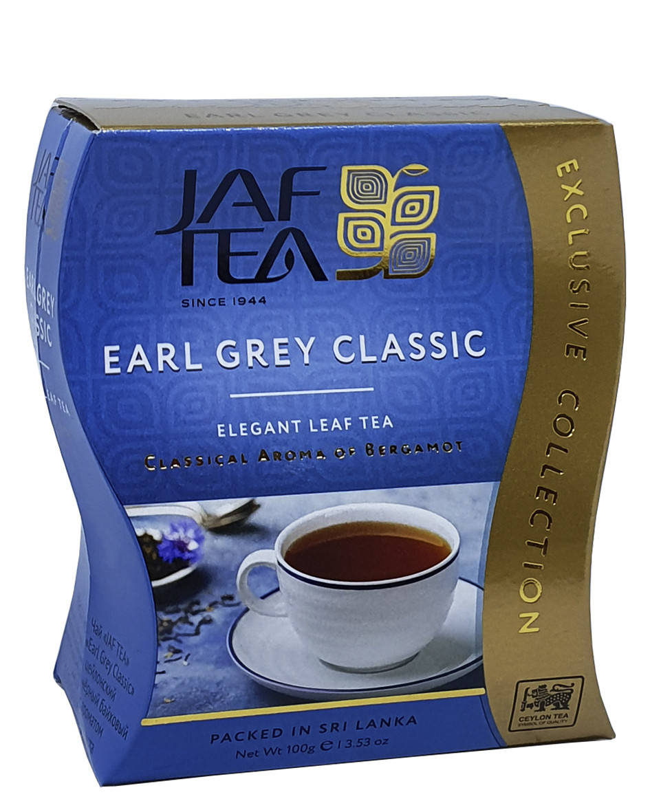 Чай чорний з ароматом бергамота Jaf Tea Earl Grey classic 100 г (1190)
Чай чорний з ароматом бергамота Jaf Tea Earl Grey classic 100 г (1190)
