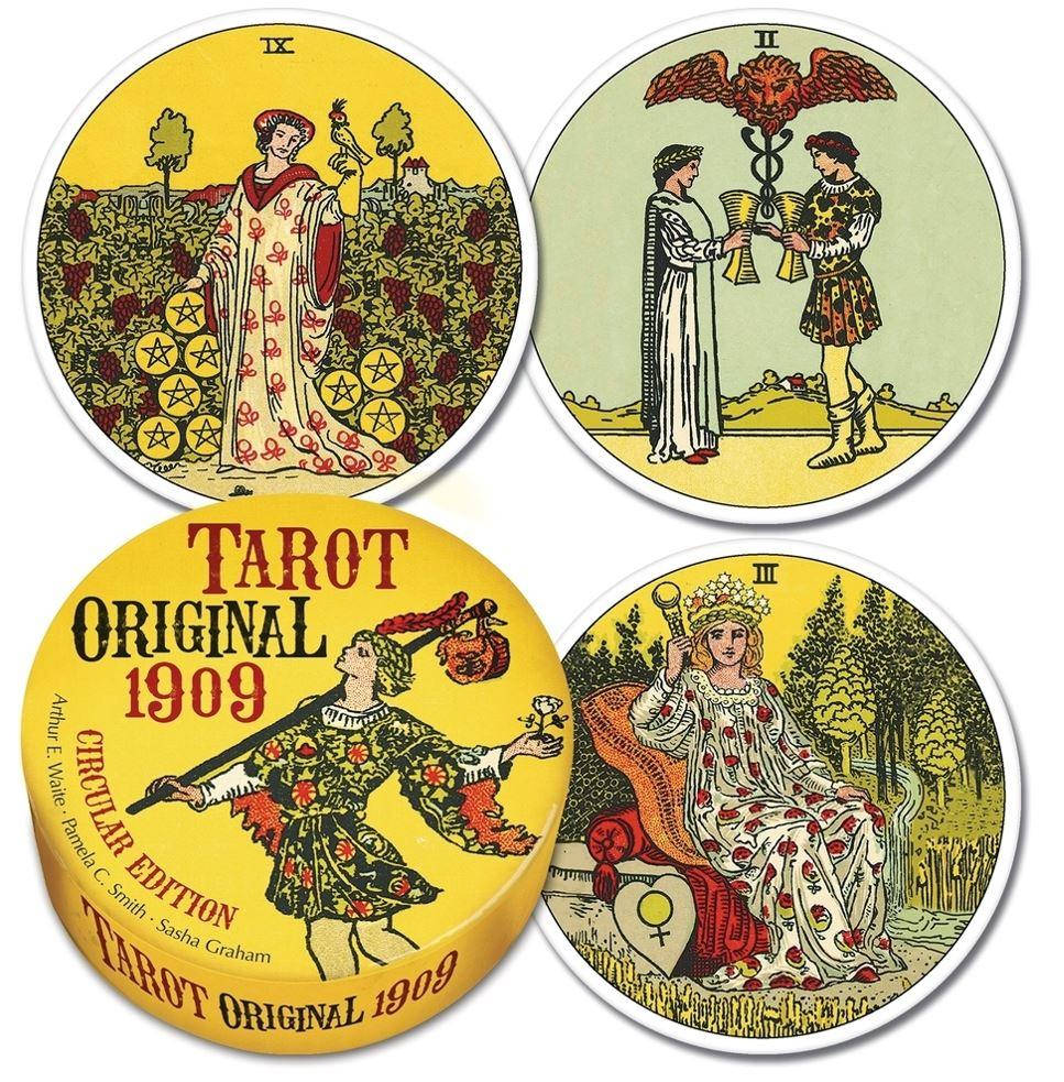 Карты Оригинальное 1909 Круглое таро — Tarot Original 1909 Circular Edition (Lo Scarabeo)
Карты Оригинальное 1909 Круглое таро — Tarot Original 1909 Circular Edition (Lo Scarabeo)
