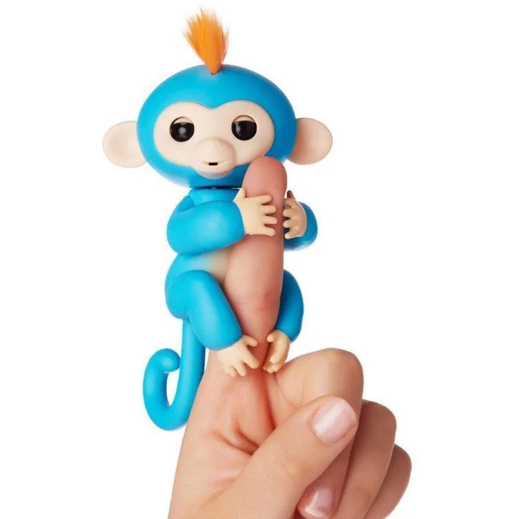 Интерактивная обезьянка на палец fingerlings happy monkey умная детская игрушка Синий
Интерактивная обезьянка на палец fingerlings happy monkey умная детская игрушка Синий