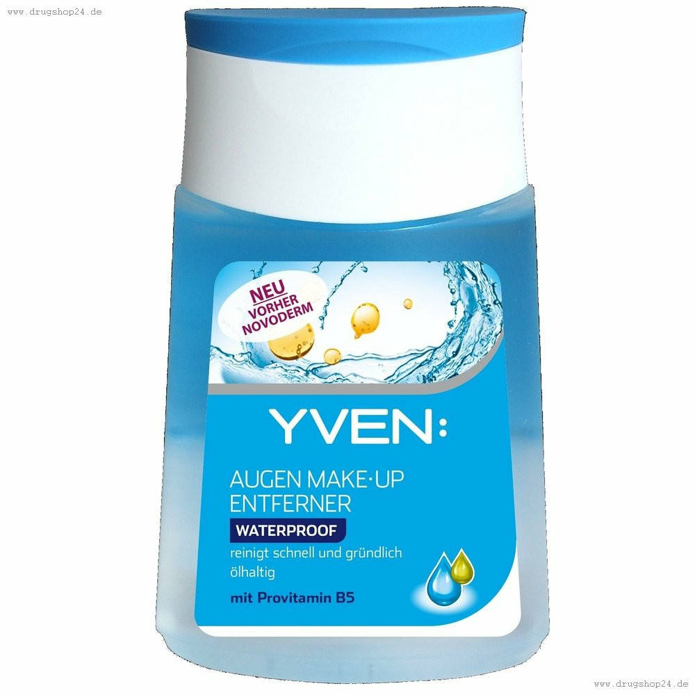 Средство для снятия водостойеого макияжа Yven Augen Make-up Entferner Waterproof 100 мл
Средство для снятия водостойеого макияжа Yven Augen Make-up Entferner Waterproof 100 мл