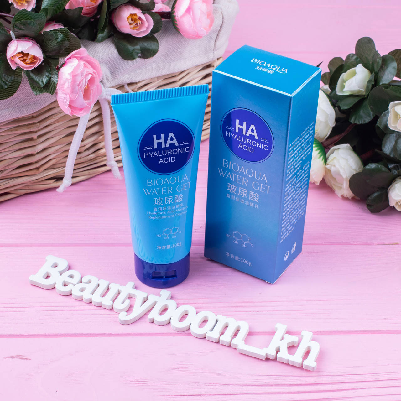 Очищающая пенка для умывания с гиалуроновой кислотой, Bioaqua HA Hyaluronic Acid Water Gel, 100мл.
Очищающая пенка для умывания с гиалуроновой кислотой, Bioaqua HA Hyaluronic Acid Water Gel, 100мл.
