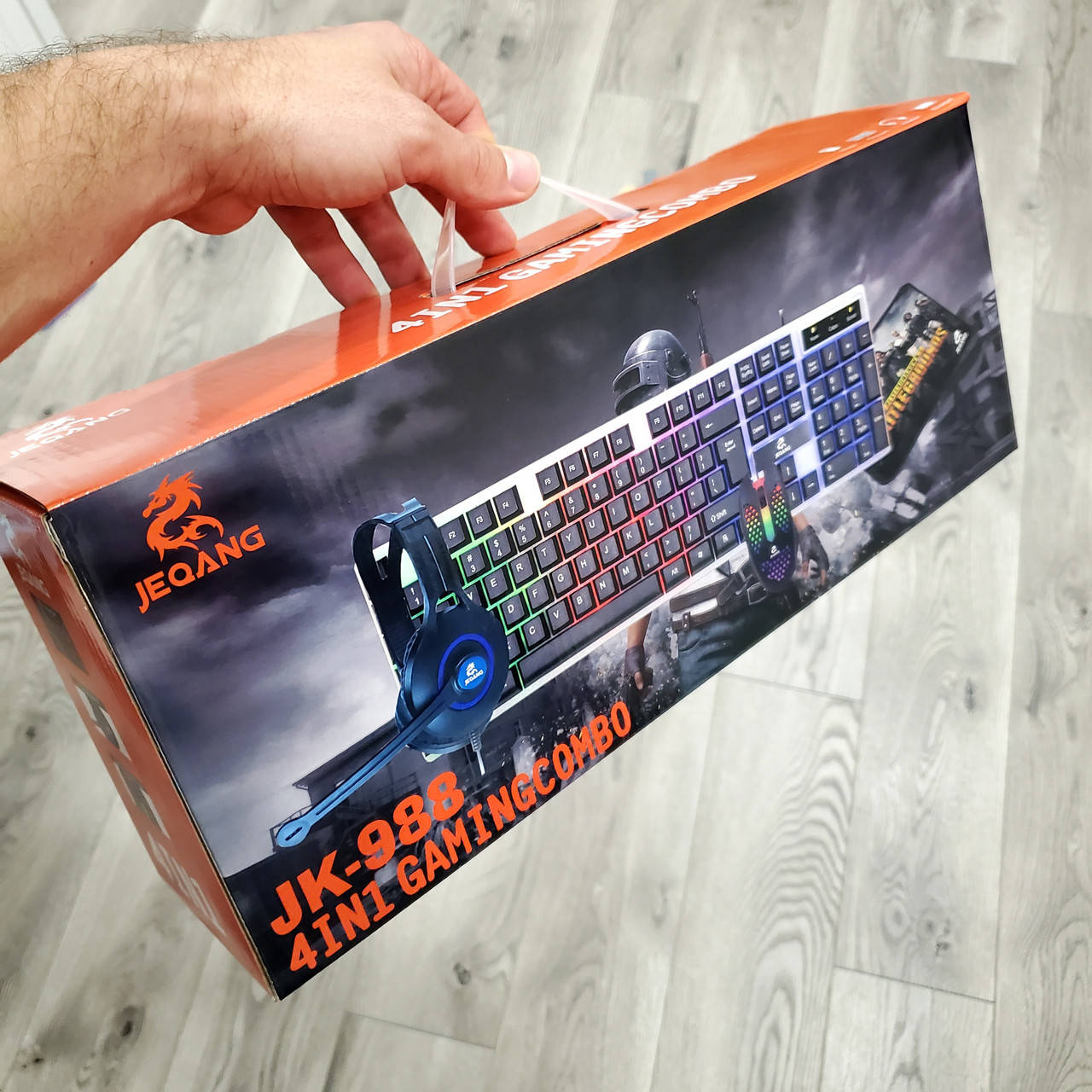 Игровой Комплект для ПК 4в1 (Клавиатура, Мышь, Наушники, Коврик) JEQANG JK-988 для геймеров с подсветкой, Черный
Игровой Комплект для ПК 4в1 (Клавиатура, Мышь, Наушники, Коврик) JEQANG JK-988 для геймеров с подсветкой, Черный