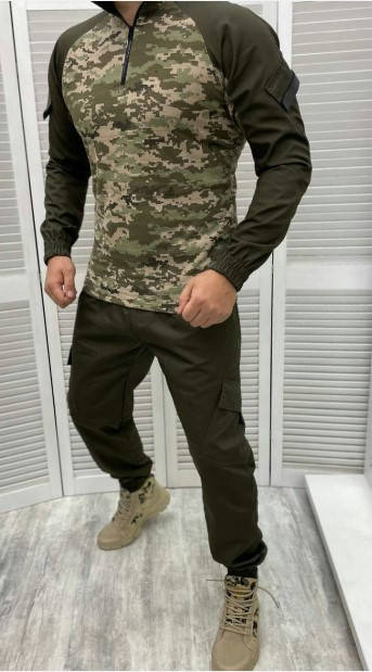 Костюм армейский тактический темный хаки oli (арт. 11078)
Костюм армейский тактический темный хаки oli (арт. 11078)