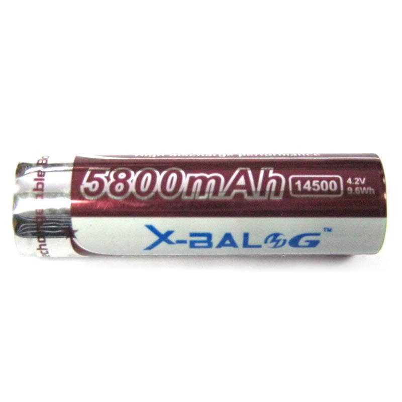 Аккумулятор - батарейка пальчик АА Li-Ion X-Balog Типоразмер 14500 4.2V 5800mAh, аккумуляторная батарейка
Аккумулятор - батарейка пальчик АА Li-Ion X-Balog Типоразмер 14500 4.2V 5800mAh, аккумуляторная батарейка