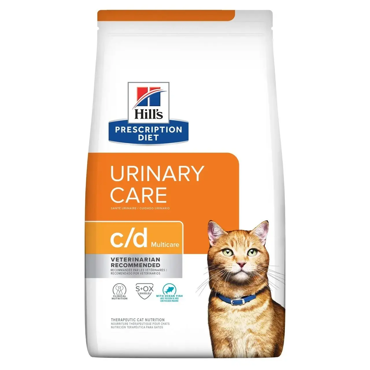 Hill's Prescription Diet c/d Urinary Care Multicare Fish запобігання струвітів у кішок 1,5 кг
Hill's Prescription Diet c/d Urinary Care Multicare Fish запобігання струвітів у кішок 1,5 кг