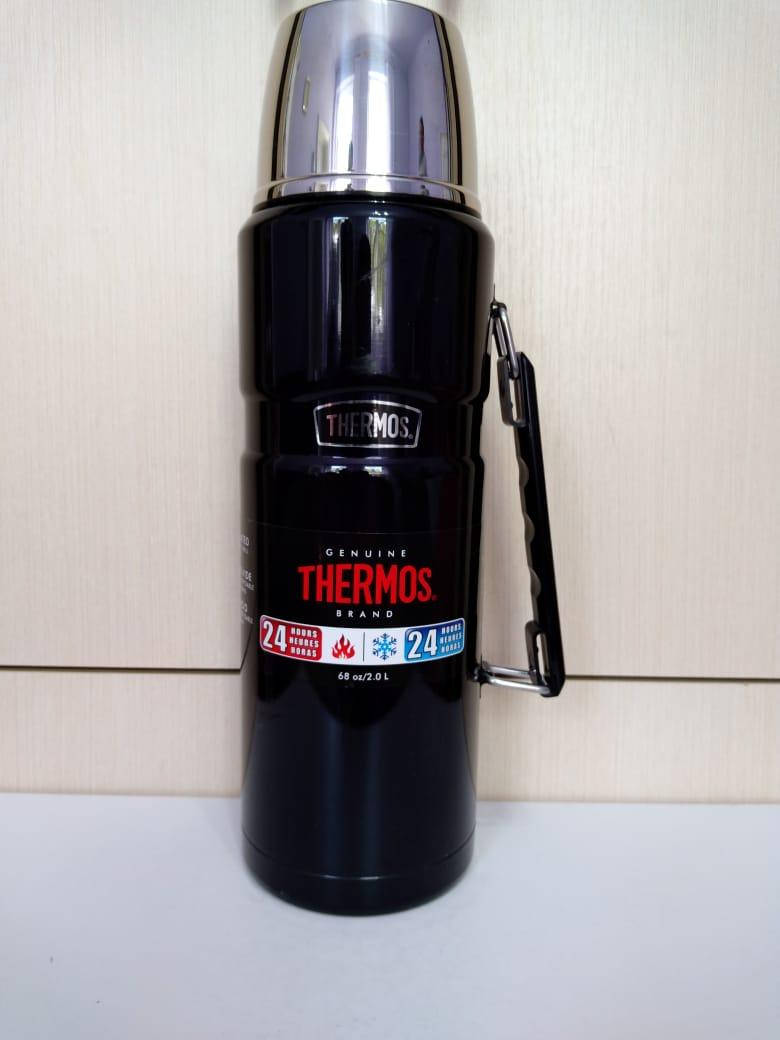 Лот №78, Термос Thermos Stainless King 68 Ounce Vacuum Insulated, состояние (4) по пятибалльной шкале
Лот №78, Термос Thermos Stainless King 68 Ounce Vacuum Insulated, состояние (4) по пятибалльной шкале