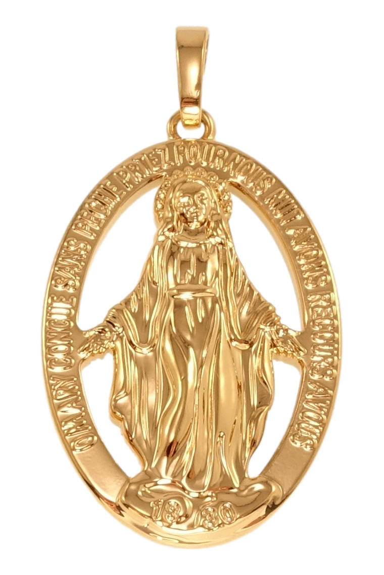 Кулон Xuping Позолота 18K "Ладанка О Мария зачавшая без греха, молись за нас, мы обращаемся к тебе"
Кулон Xuping Позолота 18K "Ладанка О Мария зачавшая без греха, молись за нас, мы обращаемся к тебе"