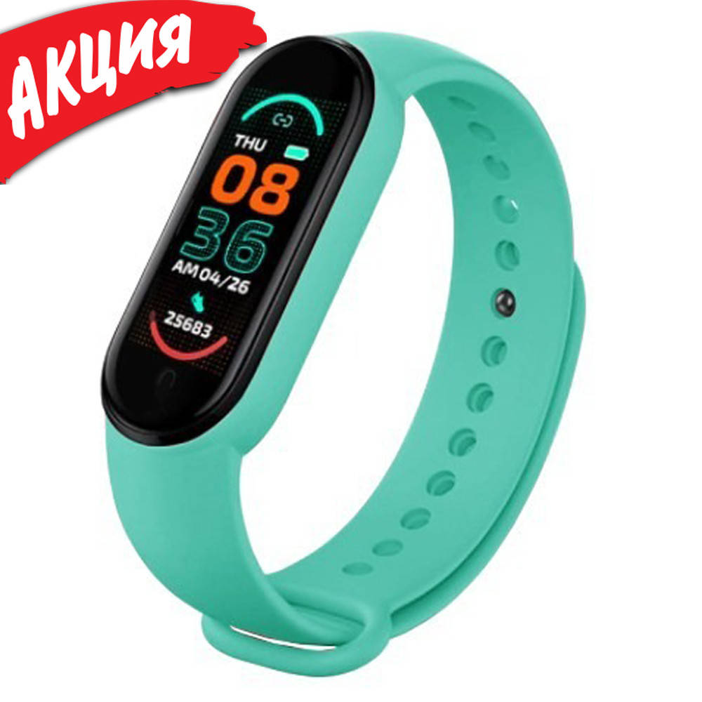 Фитнес браслет трекер Xiaomi mi band 6 Умные спортивные смарт часы для здоровья с тонометром шагомером, Мятный
Фитнес браслет трекер Xiaomi mi band 6 Умные спортивные смарт часы для здоровья с тонометром шагомером, Мятный