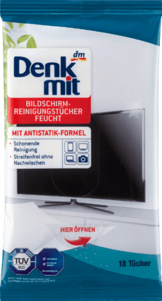 Denkmit Feuchte Bildschirmreinigungstücher Салфетки антистатик для ухода за телевизорами и мониторами 18 шт.
Denkmit Feuchte Bildschirmreinigungstücher Салфетки антистатик для ухода за телевизорами и мониторами 18 шт.