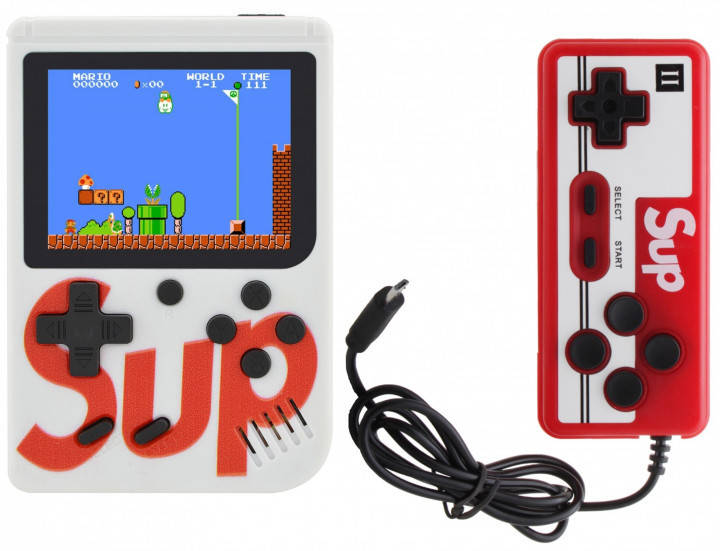 Детская цифровая игровая приставка Sup game box ретро 8 бит консоль игровая 400в1 с джойстиком
Детская цифровая игровая приставка Sup game box ретро 8 бит консоль игровая 400в1 с джойстиком