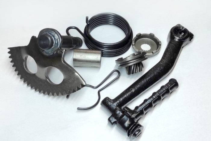 Заводной механизм кикстартера Yamaha JOG 90cc AXIS, 2T Stels 1E40QMB (полумесяц, храповик, ножка) Ямаха Джог
Заводной механизм кикстартера Yamaha JOG 90cc AXIS, 2T Stels 1E40QMB (полумесяц, храповик, ножка) Ямаха Джог