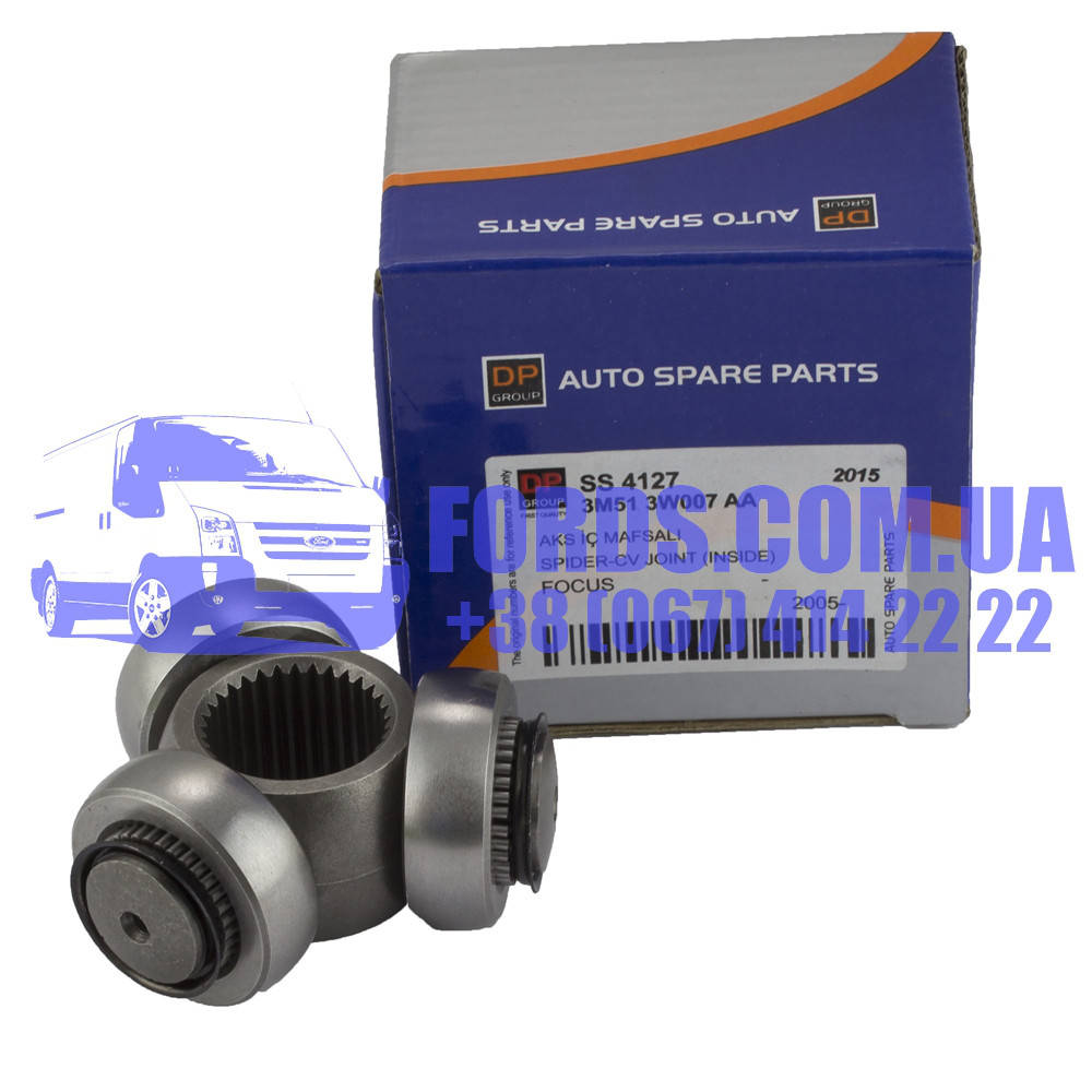 Тришип ШРУСа FORD FOCUS/C-MAX 2003-2010 (D=37MM/Z=32 INSIDE) (3M513W007AA/3M513W007AA/SS4127) DP GROUP
Тришип ШРУСа FORD FOCUS/C-MAX 2003-2010 (D=37MM/Z=32 INSIDE) (3M513W007AA/3M513W007AA/SS4127) DP GROUP