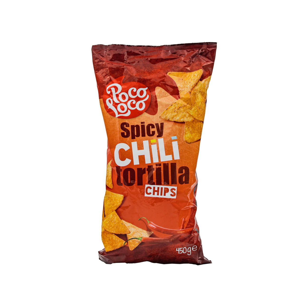 Чипсы тортилья с чили Chilli Poco Loco 450 г