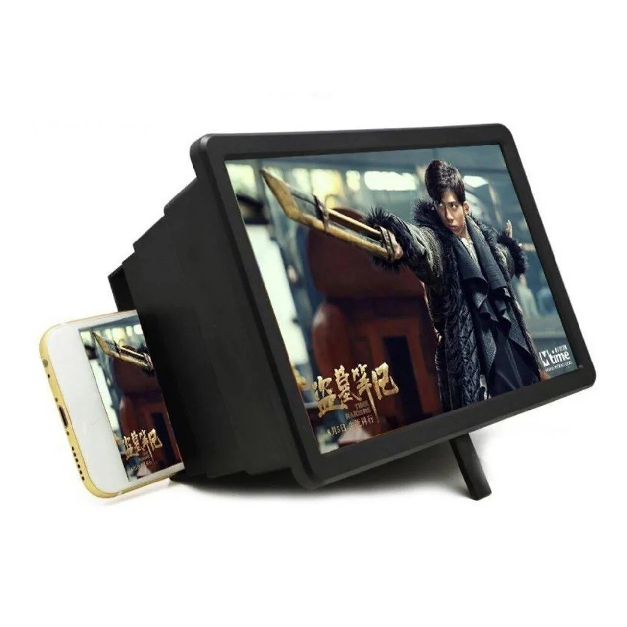 3D увеличитель экрана телефона Enlarge screen F2 / универсальное увеличительное стекло подставка, Черный
3D увеличитель экрана телефона Enlarge screen F2 / универсальное увеличительное стекло подставка, Черный