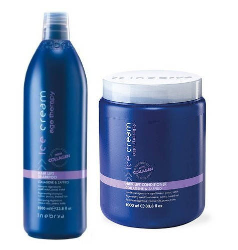 Набор для зрелых и пористых волос Inebrya Ice Cream Age Therapy Hair Lift Kit 1000/1000 мл.
Набор для зрелых и пористых волос Inebrya Ice Cream Age Therapy Hair Lift Kit 1000/1000 мл.