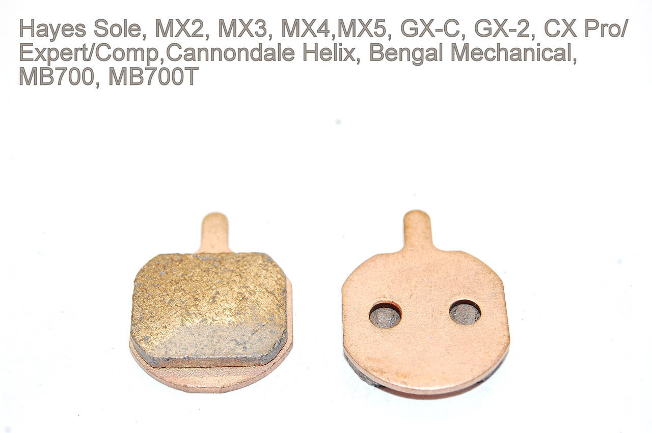Гальмівні колодки для Hayes Sole, MX2, MX3, MX4,MX5, GX-C, GX-2, CX 22,5мм спечений метал
Гальмівні колодки для Hayes Sole, MX2, MX3, MX4,MX5, GX-C, GX-2, CX 22,5мм спечений метал