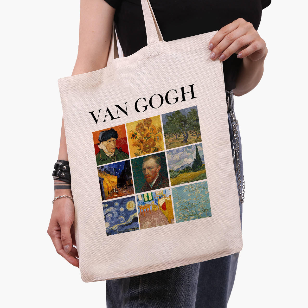 Эко сумка Винсент Ван Гог Картины (Vincent van Gogh) (9227-2960) бежева классическая, Белый
Эко сумка Винсент Ван Гог Картины (Vincent van Gogh) (9227-2960) бежева классическая, Белый