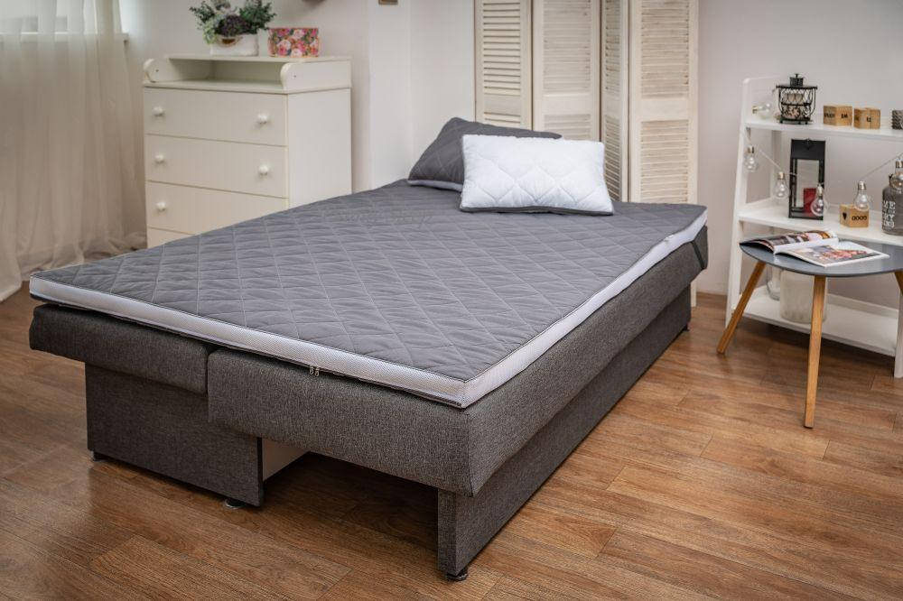 Тонкий матрас на диван (футон, топпер) Family Sleep «Shine» Gray-White collection 120x200
Тонкий матрас на диван (футон, топпер) Family Sleep «Shine» Gray-White collection 120x200