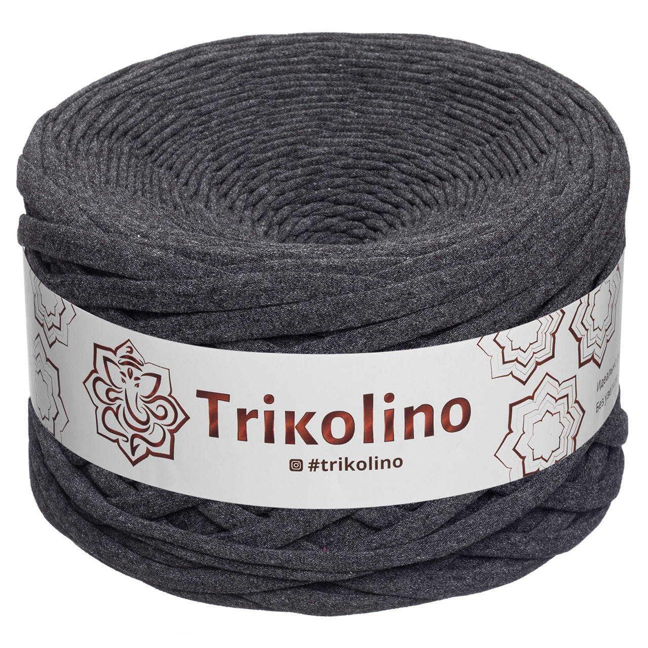Trikolino (Триколино) 7-9 мм 100 м антрацит меланж Трикотажная пряжа, нитки для вязания., Серый
Trikolino (Триколино) 7-9 мм 100 м антрацит меланж Трикотажная пряжа, нитки для вязания., Серый