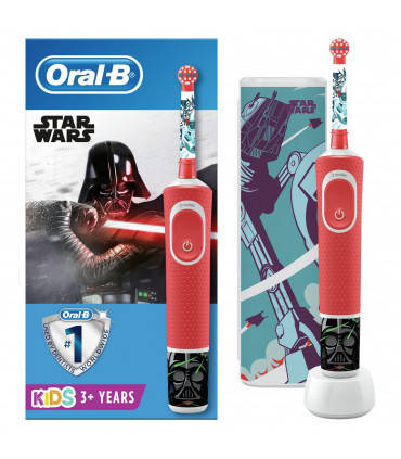 Електрична зубна щітка дитяча Braun Oral-B Stages Power D100 Starwars/Зоряні Війни + дорожній футляр
Електрична зубна щітка дитяча Braun Oral-B Stages Power D100 Starwars/Зоряні Війни + дорожній футляр