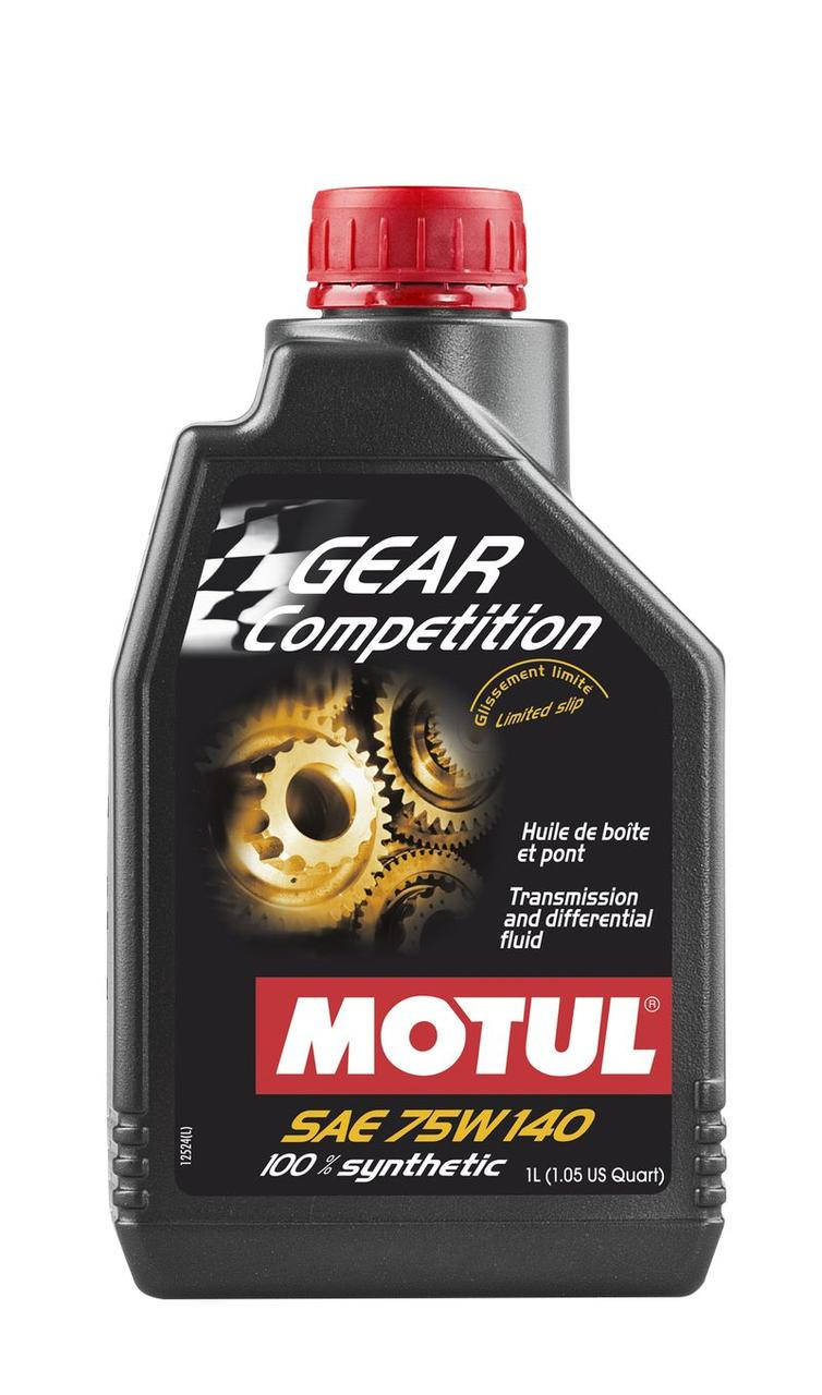 Масло трансмиссионное 100% cинтетическое эстеровое Motul GEAR COMPETITION SAE 75W140 (1L)
Масло трансмиссионное 100% cинтетическое эстеровое Motul GEAR COMPETITION SAE 75W140 (1L)