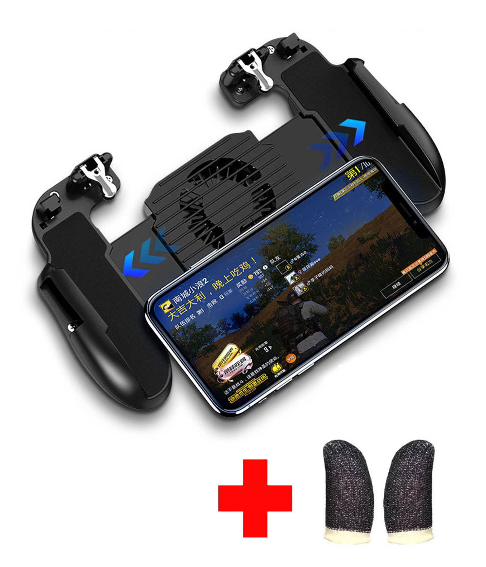 Геймпад Union H5с вентилятором охлаждеения триггеры и напальчники для PUBG Mobile Call Of Duty Warface, Черный
Геймпад Union H5с вентилятором охлаждеения триггеры и напальчники для PUBG Mobile Call Of Duty Warface, Черный