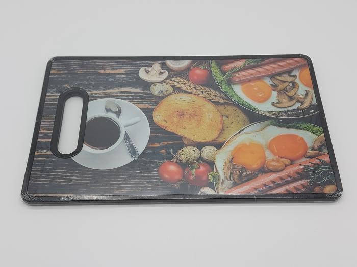 Доска разделочная с рисунком пластиковая кухонная для нарезания овощей и продуктов 22 * 36 * 1 cm для кухни, Разные цвета
Доска разделочная с рисунком пластиковая кухонная для нарезания овощей и продуктов 22 * 36 * 1 cm для кухни, Разные цвета