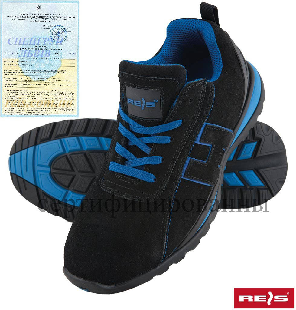 Кроссовки с металлическим подноском (рабочие полуботинки REIS Польша) BRCHILE BN, Черный 
Кроссовки с металлическим подноском (рабочие полуботинки REIS Польша) BRCHILE BN, Черный