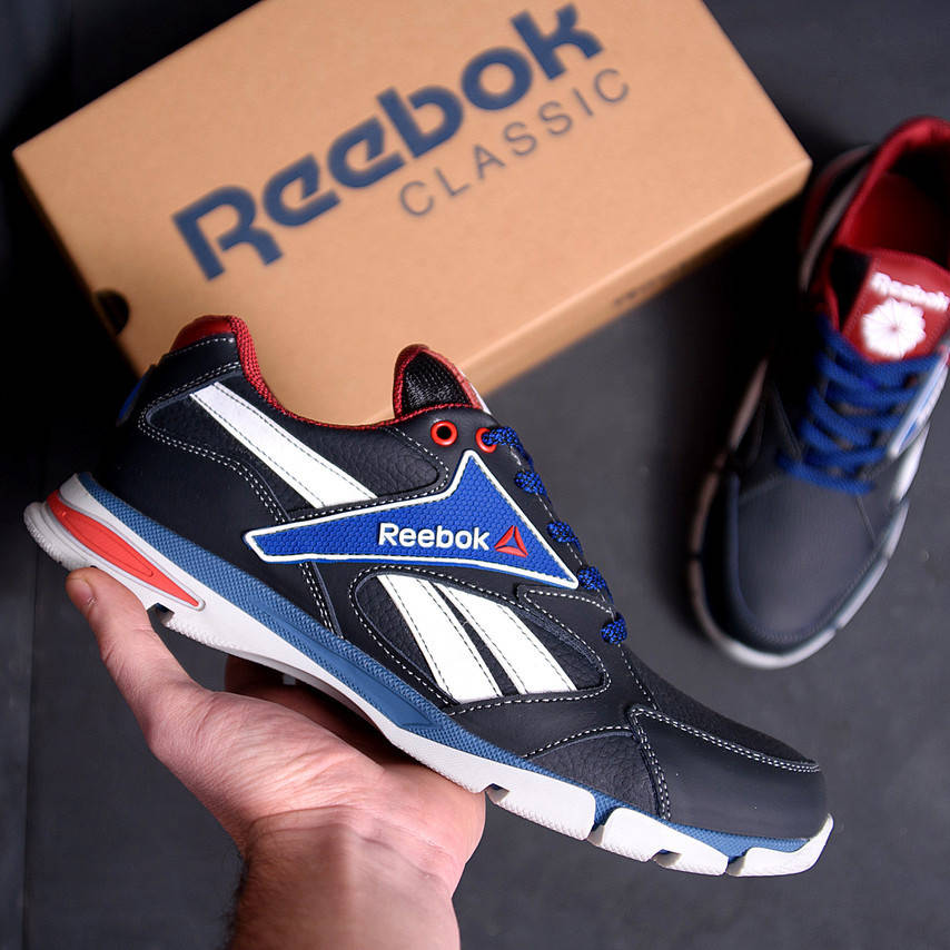 Мужские кожаные кроссовки Reebok весна/осень (натуральная кожа) синие. Размер: 40, 41, 42, 43, 44, 45, Синий
Мужские кожаные кроссовки Reebok весна/осень (натуральная кожа) синие. Размер: 40, 41, 42, 43, 44, 45, Синий