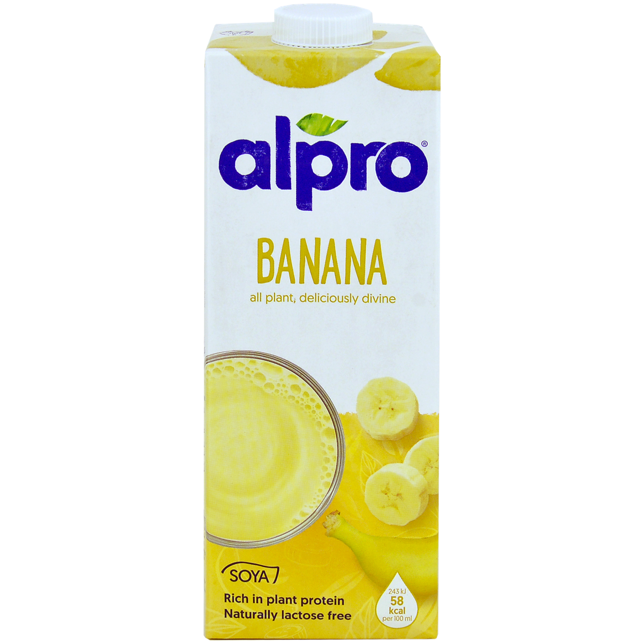 Молоко «Алпро» банановое безлактозное из сои 1 л
Молоко «Алпро» банановое безлактозное из сои 1 л