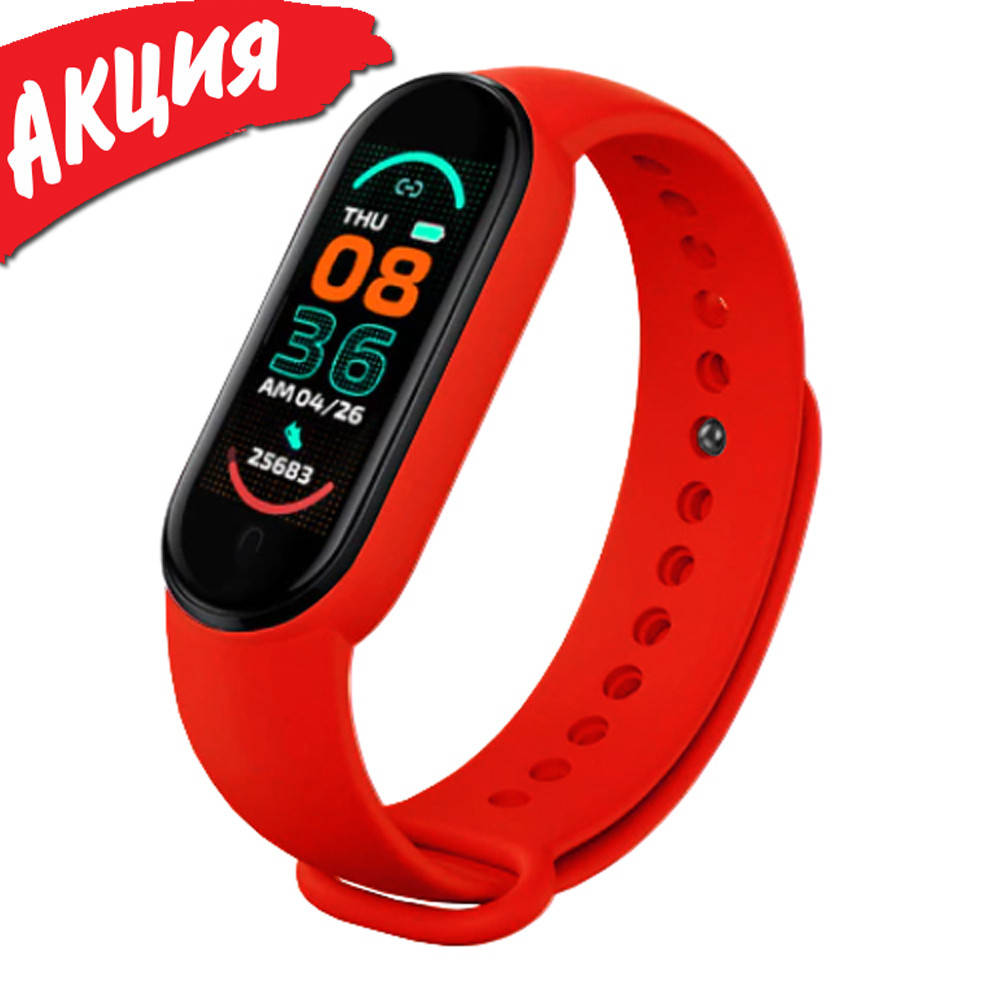 Фитнес браслет трекер Xiaomi mi band 6 Умные спортивные смарт часы для здоровья с тонометром шагомером Красный
Фитнес браслет трекер Xiaomi mi band 6 Умные спортивные смарт часы для здоровья с тонометром шагомером Красный