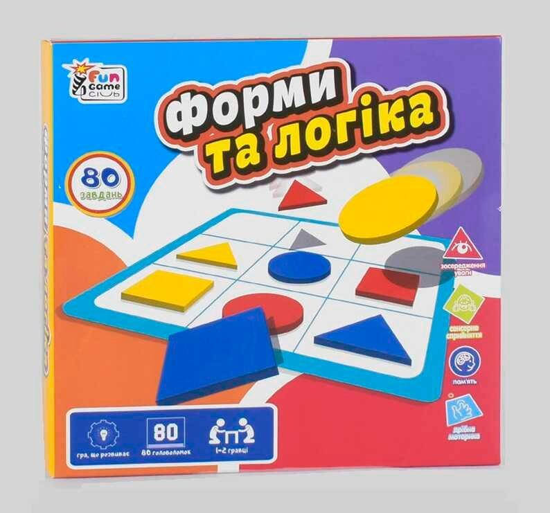 Развивающая игра "Формы и логика" UKB-B 0034 (24) "4FUN Game Club", на украинском языке, в коробке
Развивающая игра "Формы и логика" UKB-B 0034 (24) "4FUN Game Club", на украинском языке, в коробке