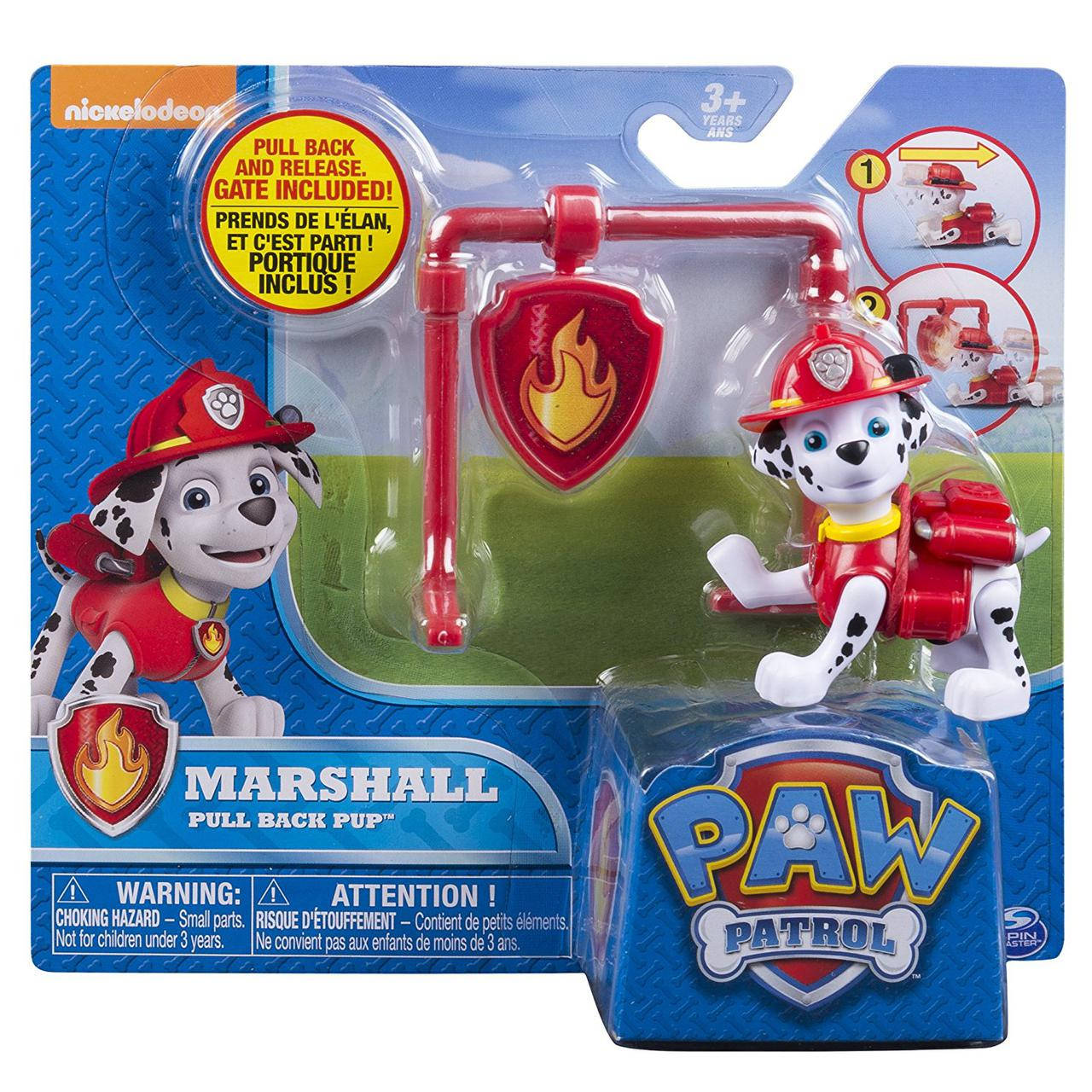 Коллекционная фигурка Маршала с механической функцией - Marshall Pull Back Pup, Spin Master
Коллекционная фигурка Маршала с механической функцией - Marshall Pull Back Pup, Spin Master
