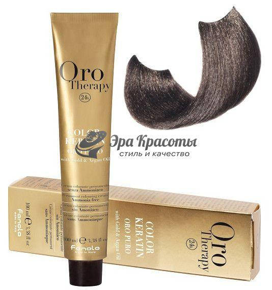 Безаммиачная крем-краска для волос 6.1 Темный блондин пепельный Oro Therapy Color Keratin Fanola, 100 мл
Безаммиачная крем-краска для волос 6.1 Темный блондин пепельный Oro Therapy Color Keratin Fanola, 100 мл