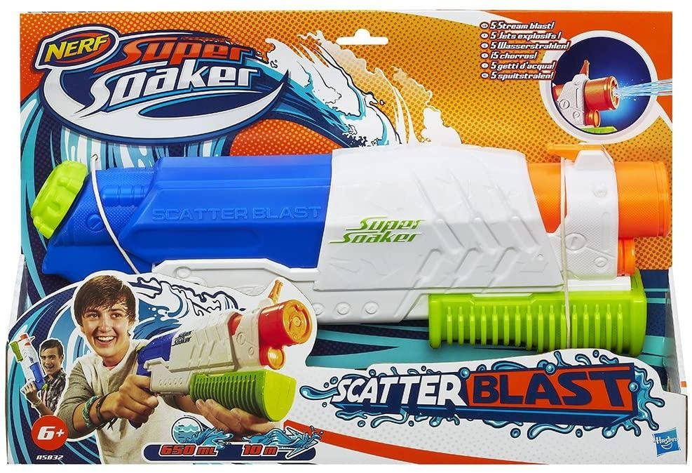 Водяной бластер Nerf Super Soaker Scatterblast Blaster (A5832) (B00EAHXWQI), Разные цвета
Водяной бластер Nerf Super Soaker Scatterblast Blaster (A5832) (B00EAHXWQI), Разные цвета