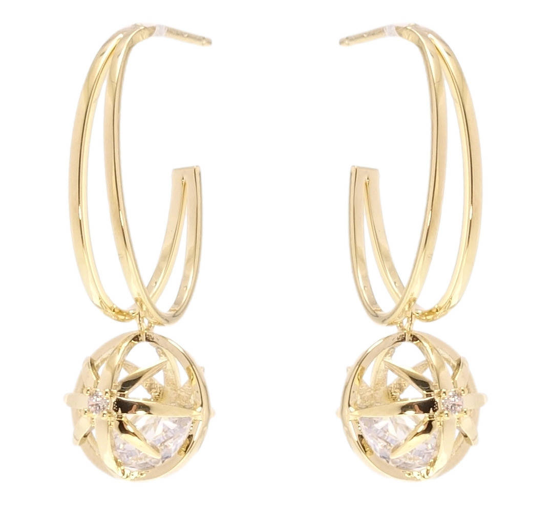 Серьги Xuping JEAN GOUJON Позолота 14K игла серебро 925 подвески на гвоздиках "Шарики с кристаллами на
Серьги Xuping JEAN GOUJON Позолота 14K игла серебро 925 подвески на гвоздиках "Шарики с кристаллами на