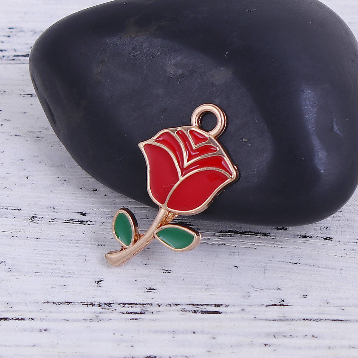 Подвеска Роза, Эмаль, Цинковый сплав, Золото, Красный & Зеленый, 24 мм x 13 мм
Подвеска Роза, Эмаль, Цинковый сплав, Золото, Красный & Зеленый, 24 мм x 13 мм