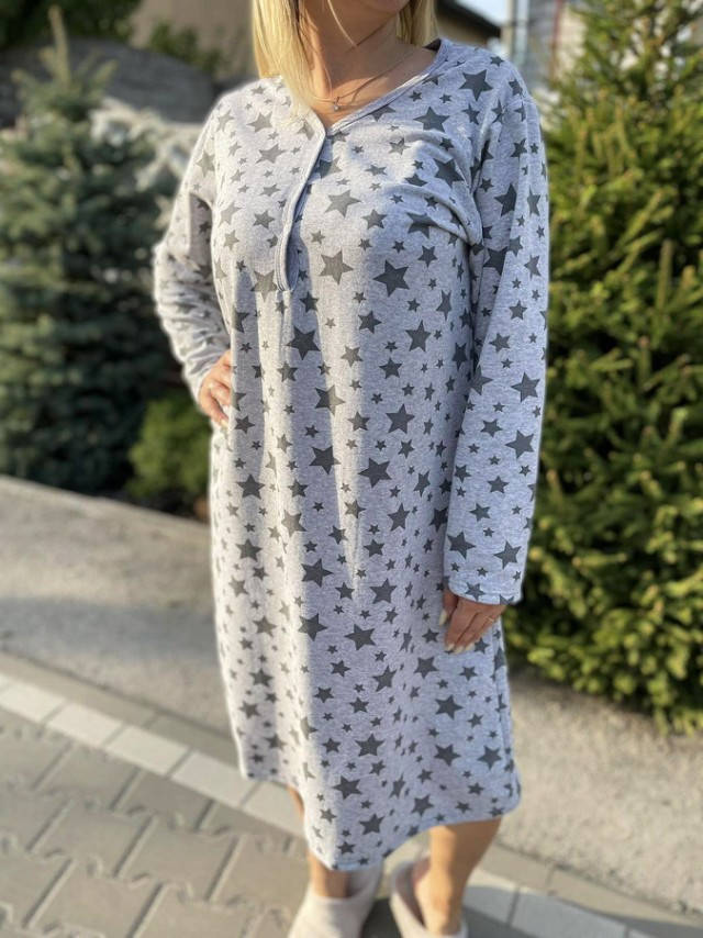 Теплая ночная рубашка женская с начесом, хлопок, большие размеры.52/54,56/58,60/62., Серый
Теплая ночная рубашка женская с начесом, хлопок, большие размеры.52/54,56/58,60/62., Серый