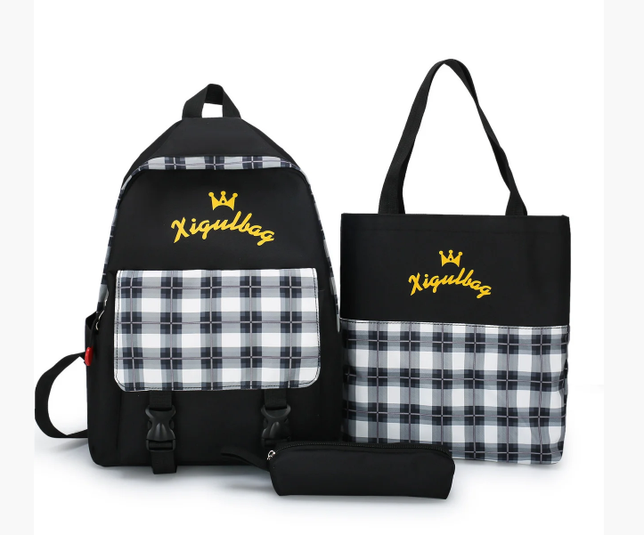 Рюкзак женский городской + сумка + пенал Комплект 298G, Черный
Рюкзак женский городской + сумка + пенал Комплект 298G, Черный