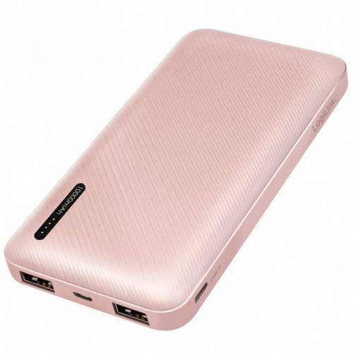 Додаткова батарея Power Bank LogiLink 10000 mAh, 2x USB-A, Micro-B in, USB-C in. (Рожево-золотий)
Додаткова батарея Power Bank LogiLink 10000 mAh, 2x USB-A, Micro-B in, USB-C in. (Рожево-золотий)