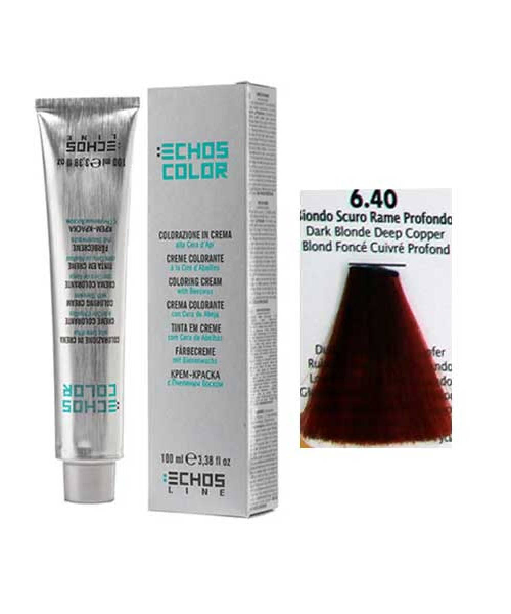 Краска для волос с пчелиным воском - Echosline Echos Color (Оригинал) №6.40 (насыщенный медный темно-русый)
Краска для волос с пчелиным воском - Echosline Echos Color (Оригинал) №6.40 (насыщенный медный темно-русый)